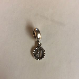 Pandora charm “21”